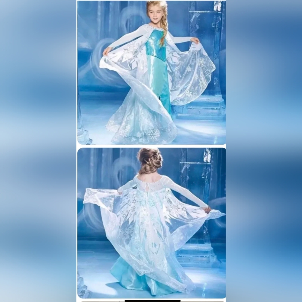 Chasing Fireflies Ice Queen Costume in Blue and White
